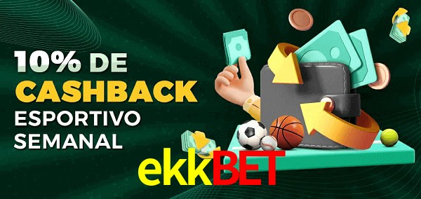 10% de bônus de cashback na ekkbet